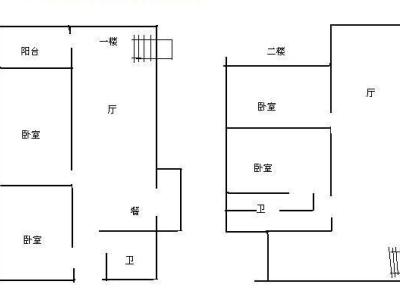 4室2厅2阳台 金实小区华信园户型图