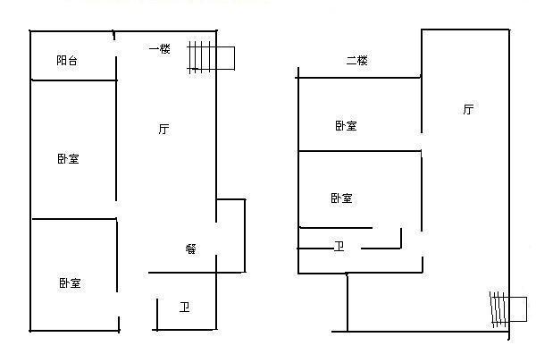 4室2厅2阳台 金实小区华信园户型图