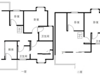 5室2廳2陽(yáng)臺(tái) 水岸楓林戶型圖