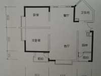 2室2廳1陽臺 金坤尚城學(xué)府里戶型圖