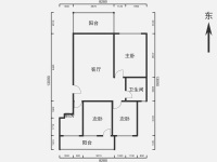3室2廳1陽臺 城市領地戶型圖