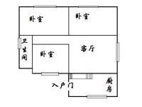 3室2廳2陽臺 天陽花園戶型圖