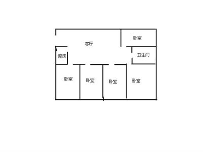 4室2厅1阳台 世纪广场户型图