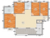 4室2廳 天怡峰景戶型圖