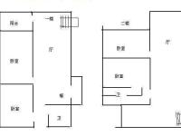 2室2廳1陽(yáng)臺(tái) 金實(shí)小區(qū)真實(shí)園戶型圖