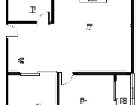2室2廳 托福園戶型圖