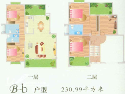 5室2廳3陽臺 立欣洲戶型圖