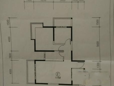 2室2廳1陽(yáng)臺(tái) 經(jīng)典雙城一期戶型圖