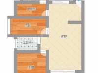 3室2廳1陽(yáng)臺(tái) 和諧世紀(jì)戶(hù)型圖