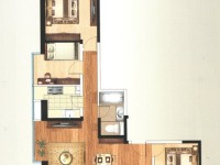 3室2廳1陽臺 禧瑞都戶型圖