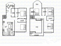 5室3廳1陽臺(tái) 鑫逸苑戶型圖