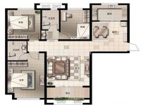 3室2廳1陽(yáng)臺(tái) 高支隊(duì)?wèi)粜蛨D