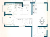 3室2廳2陽(yáng)臺(tái) 銀河北庭戶型圖