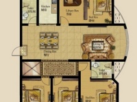 5室2廳4陽(yáng)臺(tái) 假日城市戶型圖