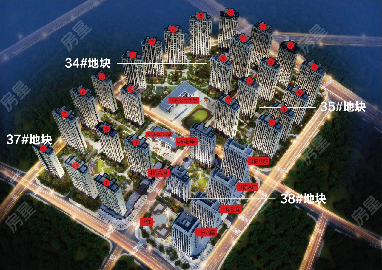 新希望白麓城四期平面圖