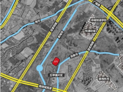 萬科公園城市云溪谷區(qū)位圖