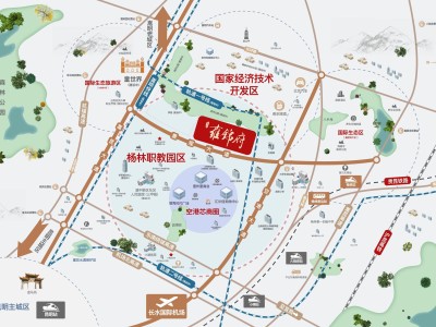 蓝光雍锦府区位图
