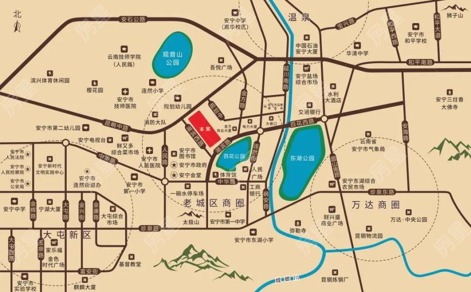 金方寧央府區(qū)位圖
