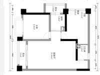 2室2廳 天驕北麓南區(qū)戶型圖