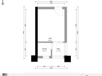 1室1陽臺 天驕北麓南區(qū)戶型圖