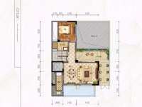 5室3廳3陽臺 滇池ONE A16號地塊別墅戶型圖