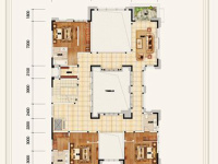 8室3廳4陽臺 華夏御府天璟灣別墅戶型圖