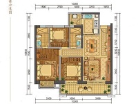 3室2廳2陽臺 北大資源頤和1898二期戶型圖