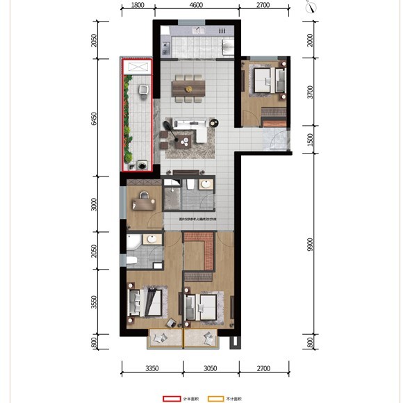 華潤悅府戶型圖