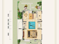 6室3廳4陽臺 華夏御府天璟灣別墅戶型圖