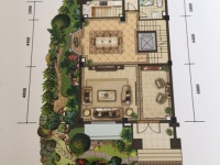 5室2廳3陽臺 中鐵水岸青城A1地塊別墅戶型圖