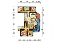 5室2廳2陽臺 融城昆明湖七里香戶型圖