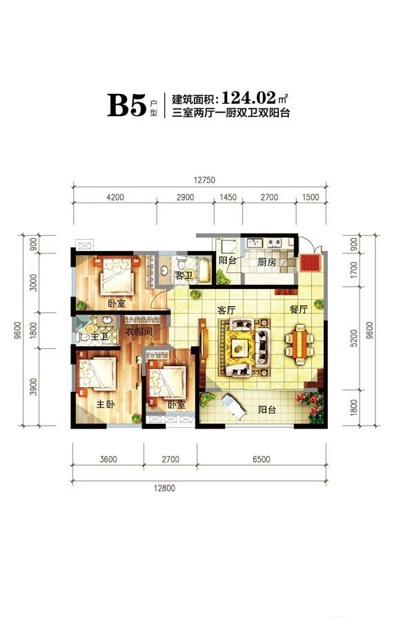 尚源郦城枫桦园户型图