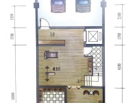 5室2廳3陽(yáng)臺(tái) 海東俊園一期別墅戶型圖