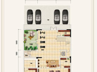 5室2廳3陽臺 華夏御府天璟灣別墅戶型圖