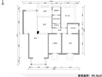 4室2廳1陽臺 佳湖花園戶型圖