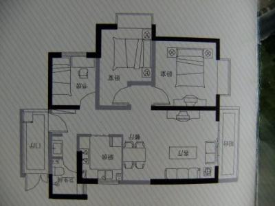 3室2厅1阳台 鼎易天城户型图