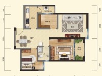 3室2廳1陽臺(tái) 碧桂園龍騰世家一期戶型圖