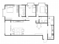 3室2廳2陽臺 恒泰滇池名門壹號院水語自然苑戶型圖