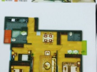 3室2廳2陽臺 銀河明珠戶型圖