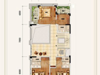 7室4廳5陽臺 華夏御府天璟灣別墅戶型圖