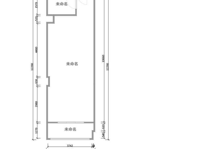 1室2厅1阳台 银海领域户型图