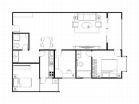 3室2廳 恒泰滇池名門壹號院水語自然苑戶型圖