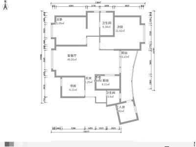 4室3厅2阳台 和谐世纪（和谐家园）户型图