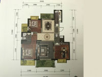 3室2廳2陽臺(tái) 中建龍熙壹號(hào)C區(qū)戶型圖