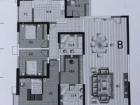 4室2廳2陽臺 未名城A3戶型圖