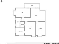 3室2廳2陽(yáng)臺(tái) 銀海領(lǐng)域戶型圖