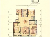 3室2廳2陽臺(tái) 招商海公館戶型圖