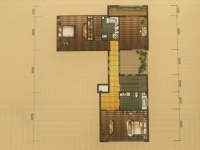 4室3廳2陽(yáng)臺(tái) 野鴨湖小區(qū)別墅戶型圖