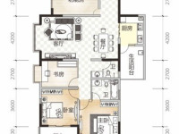 4室2廳2陽臺 清水佳湖雅居戶型圖