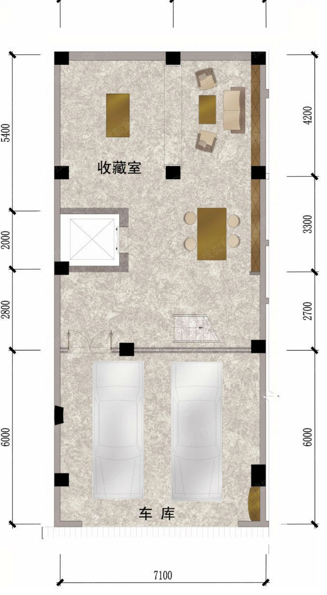 5室2厅4阳台 公园1903-康醍先生别墅户型图